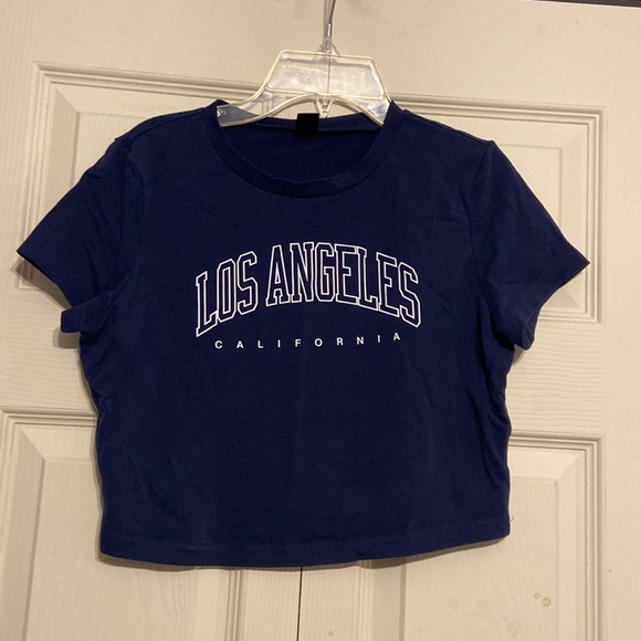 LA Cropped Tee - Picture 1 of 4